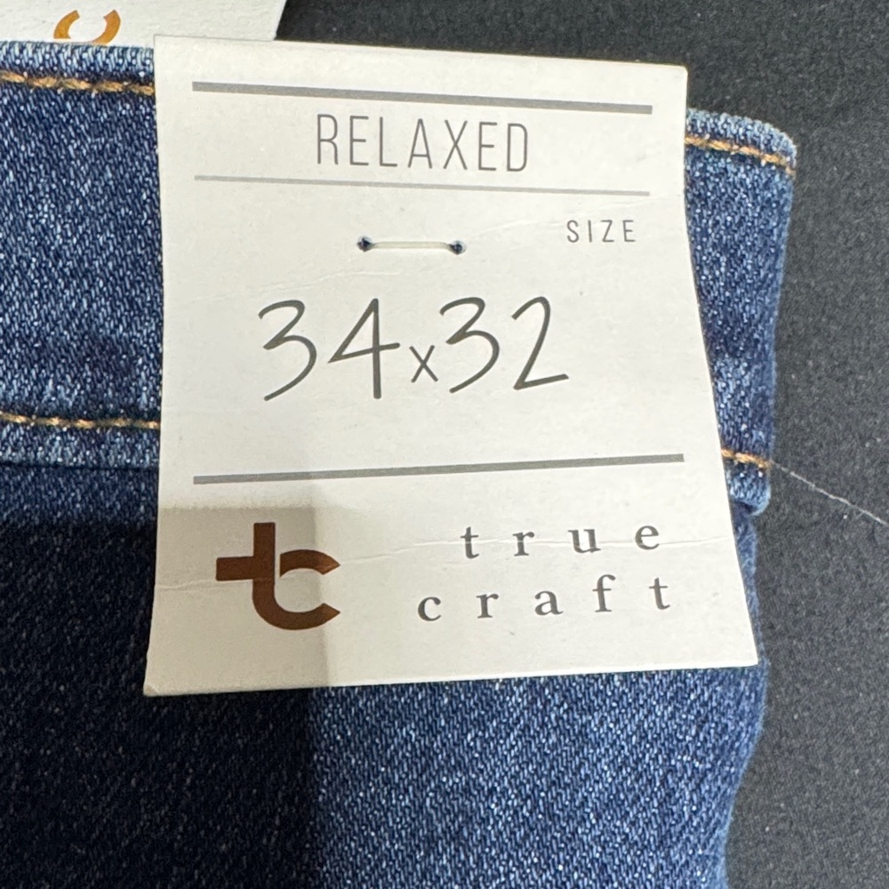 True Craft Denim Jeans - Classic Blue 34x32